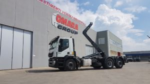 allestimento impianto scarrabile su IVECO STRALIS